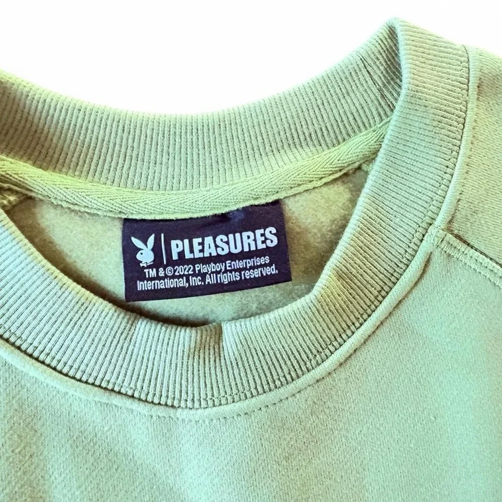 2022 Pleasures X Playboy Bunny Logo Crewneck